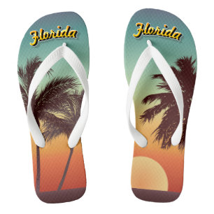 Florida Sunset Flip Flops