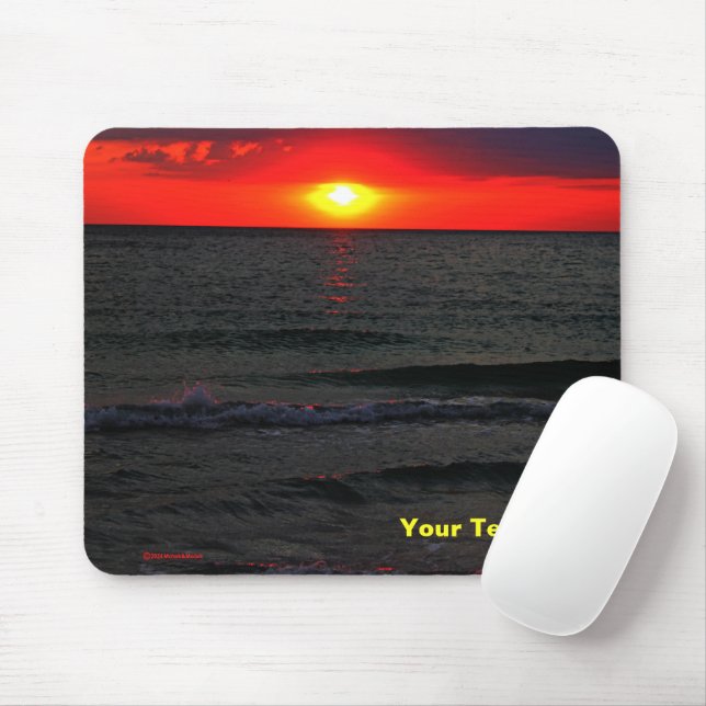 Florida Sunset Mouse Pad (With Mouse)