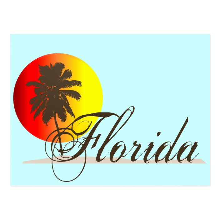 Florida Sunset Postcard | Zazzle.com