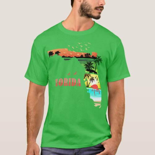Florida Sunset Summer 3 T_Shirt