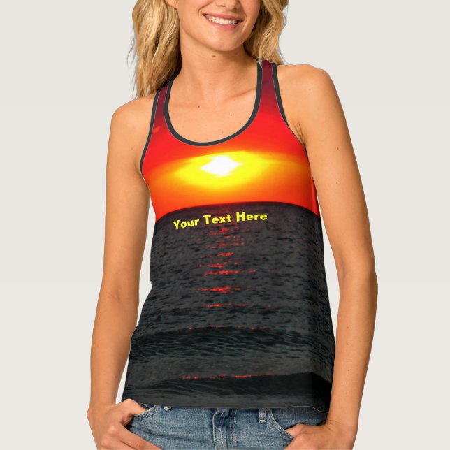 Florida Sunset Tank Top (Front)
