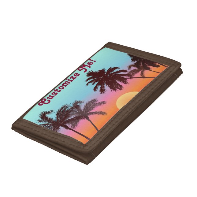 Florida Sunset Tri-fold Wallet (Bottom)
