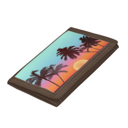 Florida Sunset Tri-fold Wallet