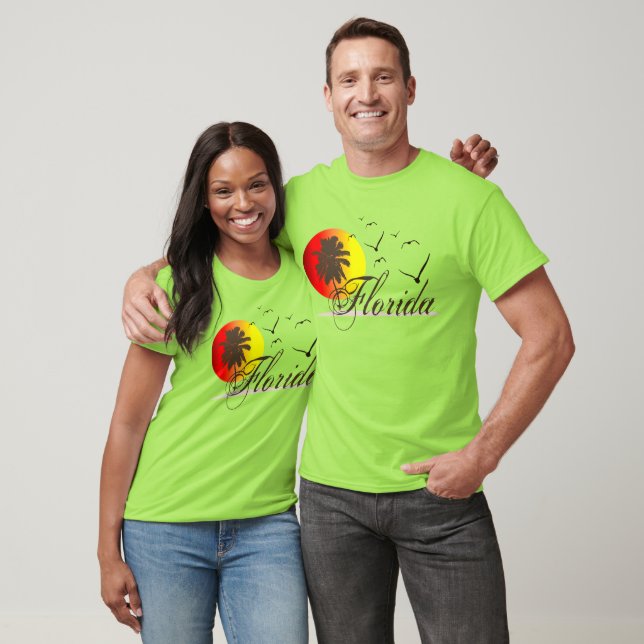 Florida Sunsets and Seagulls T-Shirt (Unisex)