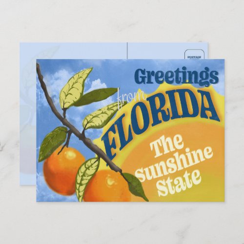 Florida Sunshine Postcard