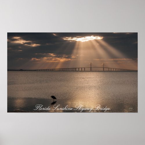 Florida Sunshine Skyway Bridge Print