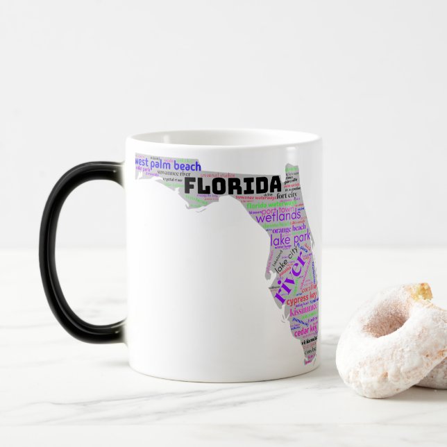 Florida - Sunshine State Color Morph Mug (With Donut)