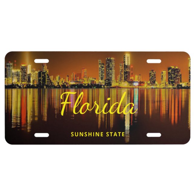Florida Sunshine State  License Plate (Front)