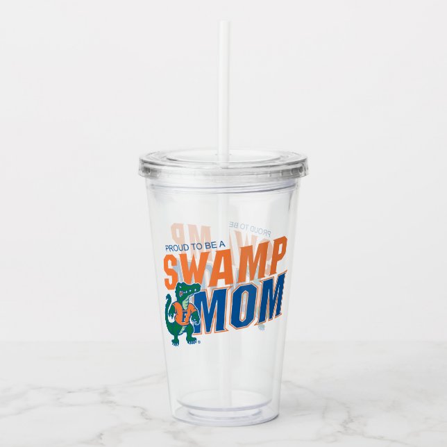 Florida Swamp Mom Acrylic Tumbler (Front)