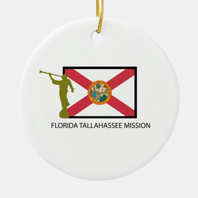 FLORIDA TALLAHASSEE MISSION LDS CTR CERAMIC ORNAMENT (Front)