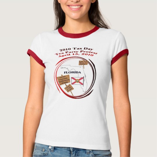 Florida Tax Day Tea Party Protest T-Shirt