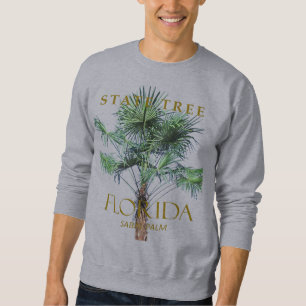 Florida Territory Sabal Palm Tree Design Sweatshirt