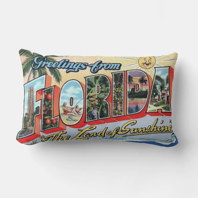 FLORIDA - The Land of Sunshine - PILLOW (Front)