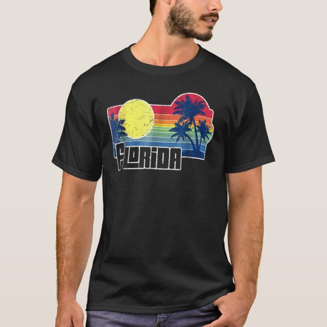 Florida The Sunshine State  Florida Vacation Tee (Front)