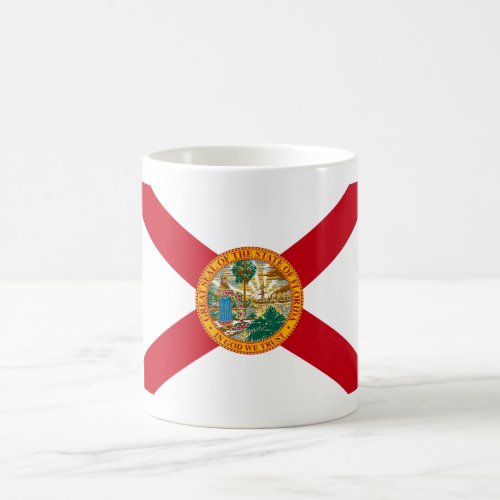 Florida The Sunshine State Floridians US Flag Magic Mug