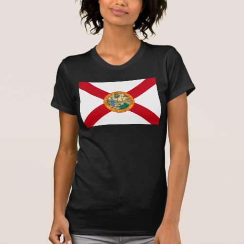 Florida The Sunshine State Floridians US Flag T_Shirt