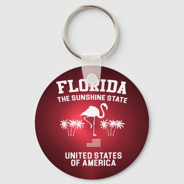 Florida The Sunshine State Keychain (Front)