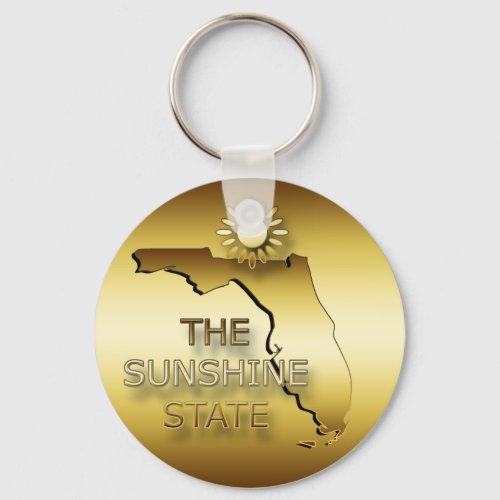 FLORIDA THE SUNSHINE STATE KEYCHAIN