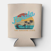 Florida The Sunshine State Retro Sunset 