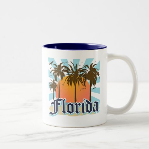 Florida The Sunshine State USA Two_Tone Coffee Mug