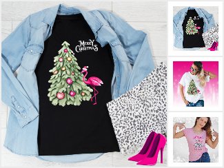Florida Theme Christmas T-shirts