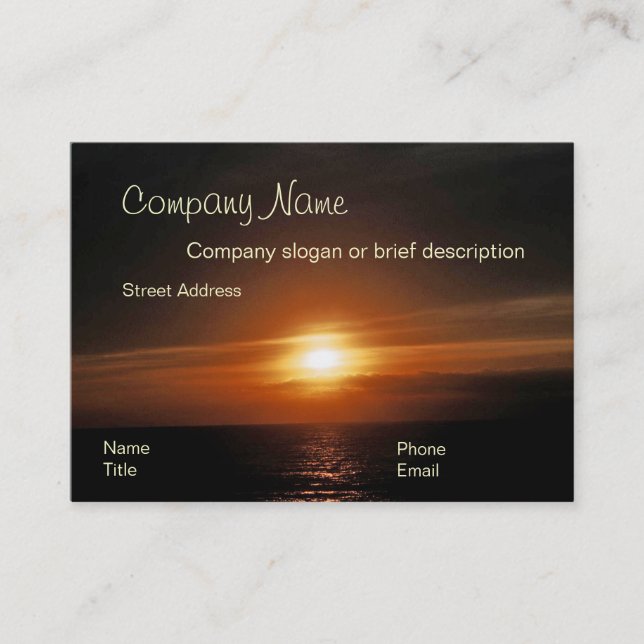 Florida-Themed Business Card (Front)