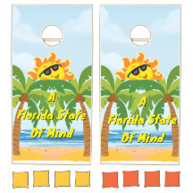 Florida Themed Cornhole Set