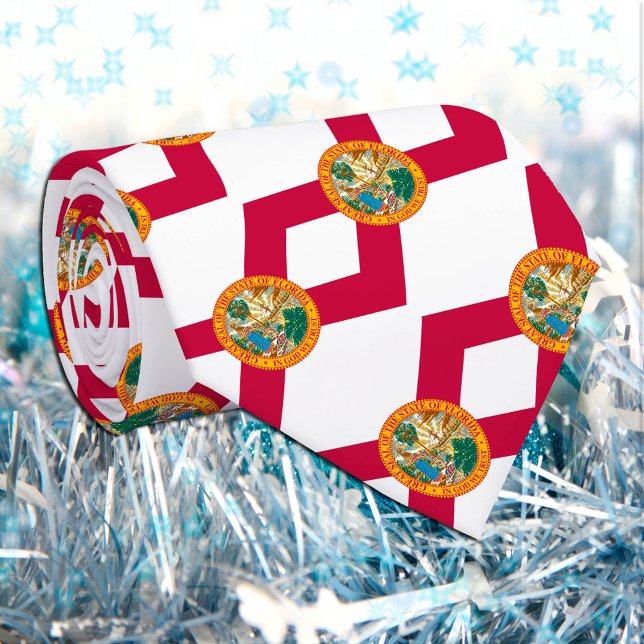 Florida Ties, fashion USA, Florida Flag business Neck Tie (Creator Uploaded)