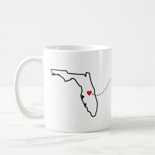 Florida to Maryland - Heart2Heart Coffee Mug