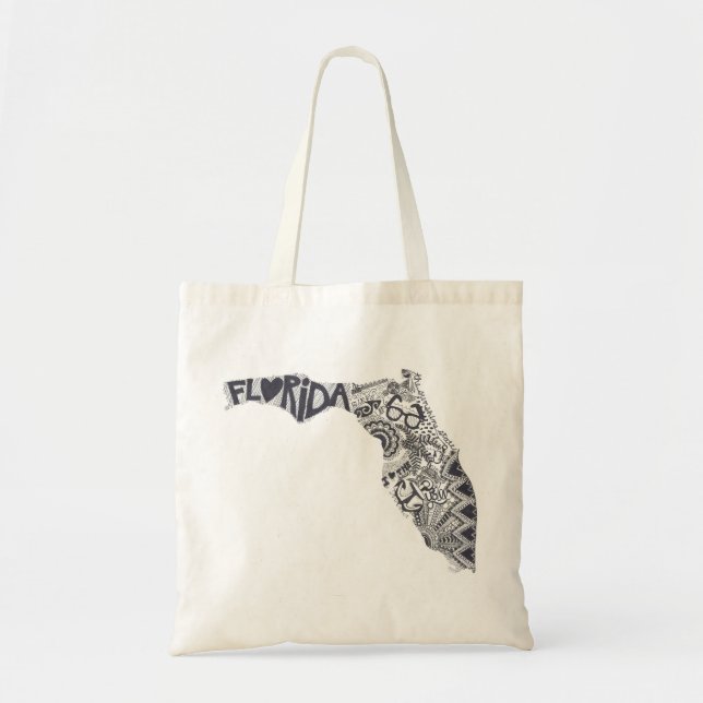 Florida Tote (A perfect beach tote!) (Front)