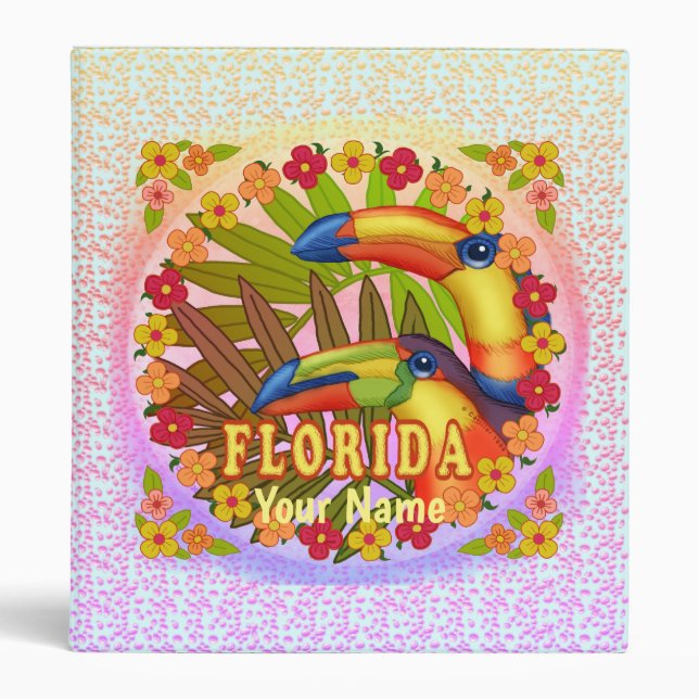 Florida Toucans 3 Ring Binder (Front)