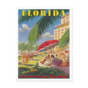 Florida Travel  Postcard