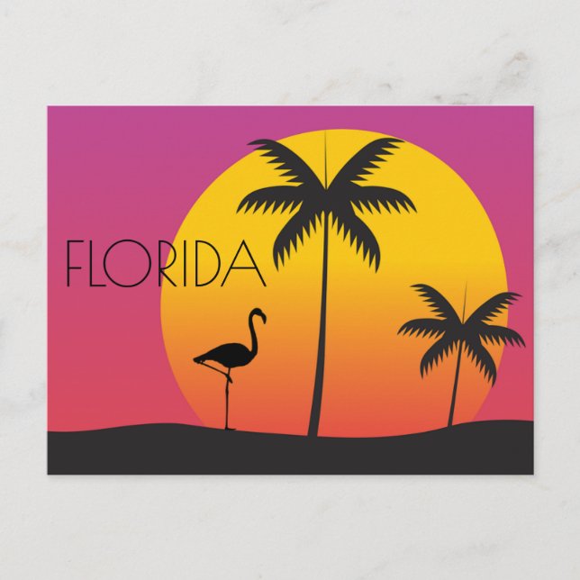 Florida travel postcard (Front)