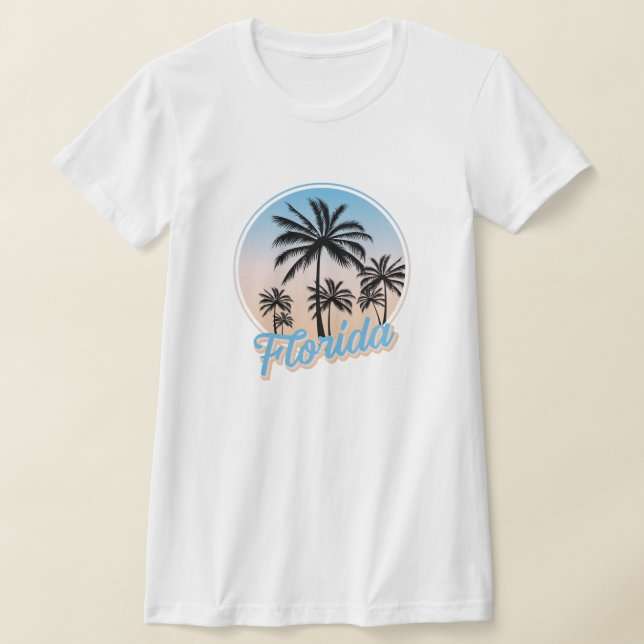 Florida tropical state of paradise t-shirt (Laydown)