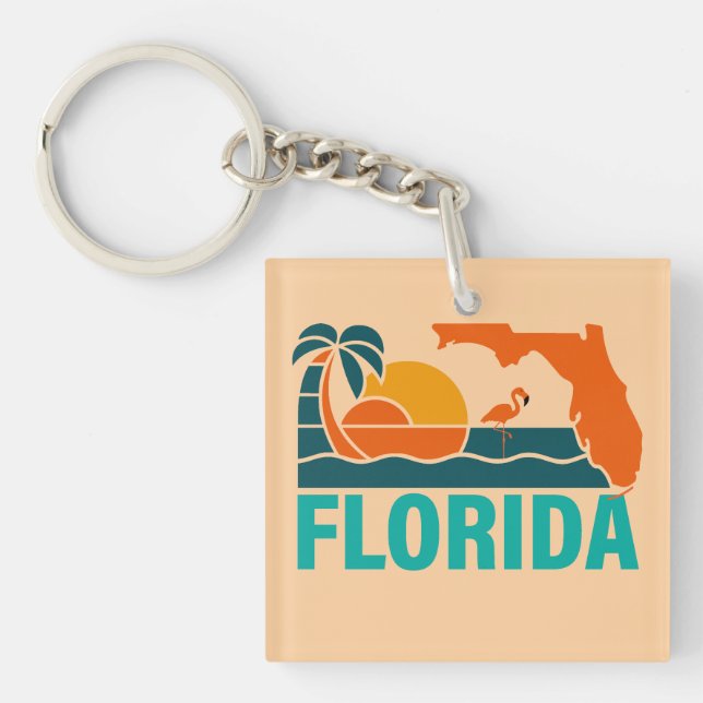 Florida, United States of America Keychain (Front)