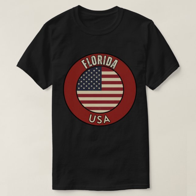 Florida United States of America T-Shirt (Design Front)