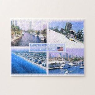 Florida - Usa - Mosaic - Jigsaw Puzzle
