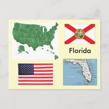 Florida  Usa Postcard by archemedes at Zazzle