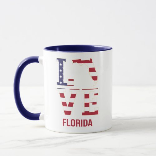 Florida USA State Love Mug