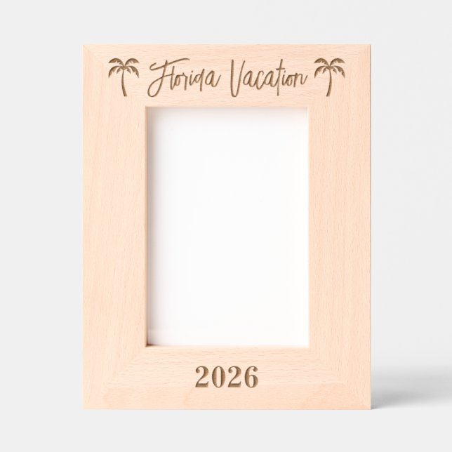 Florida Vacation  Engraved Frames (Front)