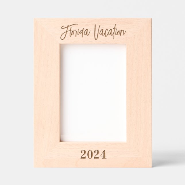 Florida Vacation  Engraved Frames (Front)