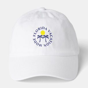 Florida Vacation Mode Printed Baseball Hat