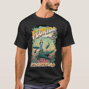 Florida Vacation Selfie Travel Design! Alligator S T-Shirt