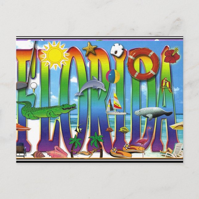 Florida Vintage Postcard (Front)