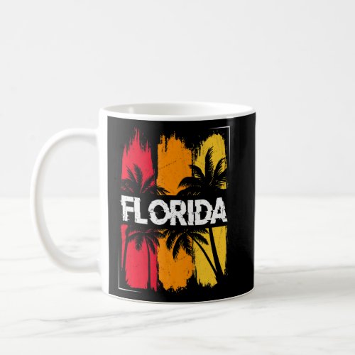 Florida Vintage Retro Tropical Summer FL Miami Flo Coffee Mug