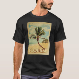Florida Vintage Travel T-shirt - Beach