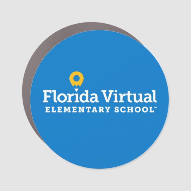 Florida Virtual Elementary School Car Magnet (Front)