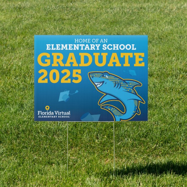 Florida Virtual Elementary School Graduation  Sign (Insitu)