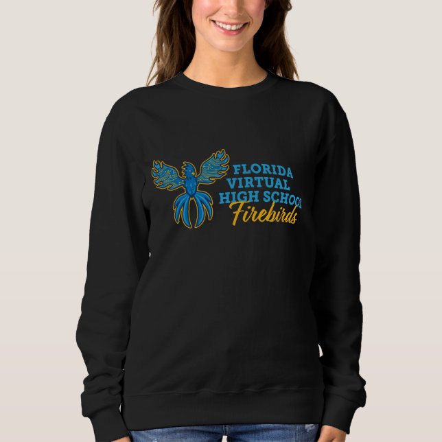 Florida Virtual High School Firebirds, Black Sweatshirt (Front)