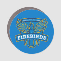 Florida Virtual High School Firebirds Car Magnet